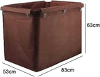 Replacement Liner Bag For Laundry Cart - Removable Liner Bags For Rolling Laundry Basket, Trolley Cloth Bag, For Hotel Room 83 X 53 X 63 Cm(Brown)