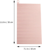 Small Folding Non-Slip Silicone Washing Board for Laundry, Soft Household Washboard with Drainage, Portable Handheld Laundry Scrub Board for Home Use