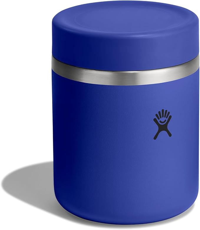 Hydro Flask Food Jar – Insulated Stainless Steel, Snack Travel Container for Hot Food & Soup 28 Oz Capri Blue