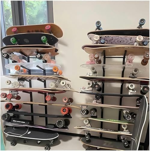 Snowboard Storage Rack,Floor-Standing ski Storage Rack, Home Gym Storage Rack, Sample Board Display Rack, Exercise mat Storage Rack (Black 35x25x101 cm/14x10x40 in)