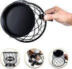 TreeLen Coffee Pod Holder, K Cup Organizer, Large Capacity K Cup Holder for 40 K Cups, K Pod Storage for Coffee Bar - Black