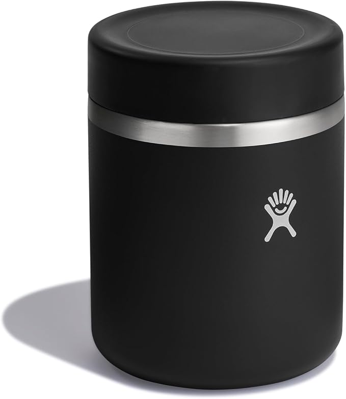 Hydro Flask Food Jar – Insulated Stainless Steel, Snack Travel Container for Hot Food & Soup 28 Oz Black
