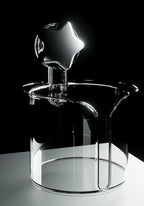 Toilet Paper Holder, Wall-Mounted Acrylic Bathroom Storage Organizer, White Star Design