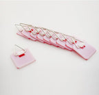 Artliving 1.25 Inch Invisible Adhesive Plate Hanger Set Vertical Plate Holders for The Wall (10 Pack)