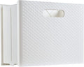 Pendaflex Mobile File Box with Handles, Easy Set Up, Collapse Down and Store Away, 13"W x 10"H x 6.5"D, Holds Letter Size Files, White (126119)