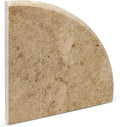 9'' x 9'' x 0.75 Thickness Premium Marble Corner Shelves for Bathroom Wall