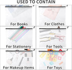 EOOUT 24pcs Mesh Zipper Pouch Bags, Plastic Zipper Bag for Organizing 13.5x9.5 Inches Letter Size, A4 Size, for Office Supplies