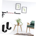 BESPORTBLE 6sets Ski Poles Hanging Rack Trekking Poles Shelf Durable Wall-mounted Design for Vertical Display Storage for Fishing Rods Hockey Sticks and Outdoor Gear