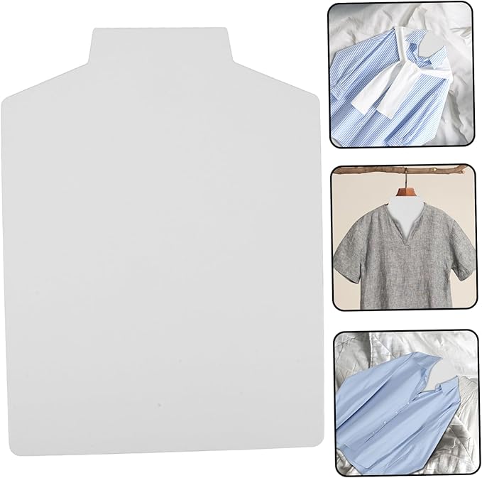 Tofficu 20sheets Cardboard Shirt Liner Fast Folding Laundry Folder T-Shirt Folding -Saving Storage Box for Boys and Girls