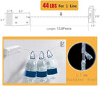 Retractable Clothesline |Indoor Outdoor Clothes Line | Heavy Duty Clothes Drying Laundry Line | Wall Mounted Drying Rack Clothing Line | Retracting Hanging | Lock to Prevent Sagging