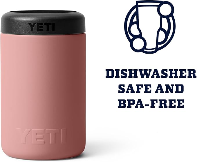 YETI Rambler 12 oz. Colster Can Insulator for Standard Size Cans, Sandstone Pink
