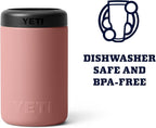 YETI Rambler 12 oz. Colster Can Insulator for Standard Size Cans, Sandstone Pink