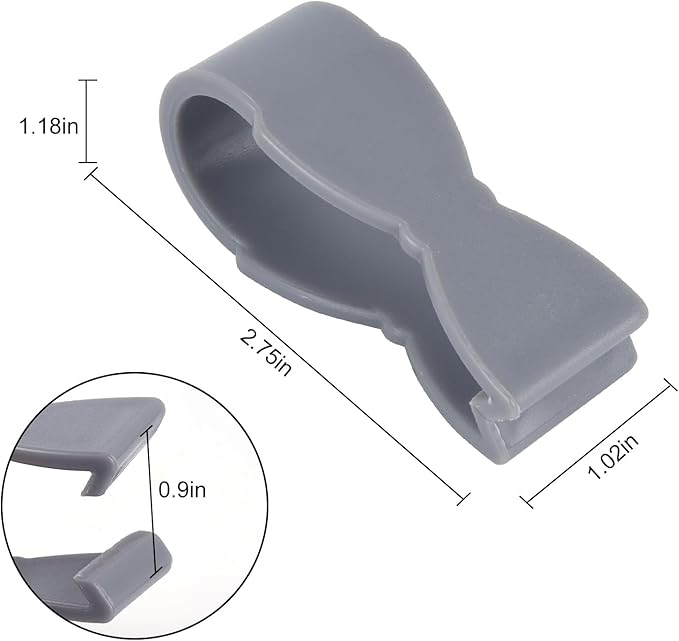 Towel Clips for Kitchen (4 Pack) - Keeps Towel from Falling - Suitable for Kitchen，Oven Handle, Bathroom Towel Rack, Dishwasher，Stove - No More Towels on The Floor