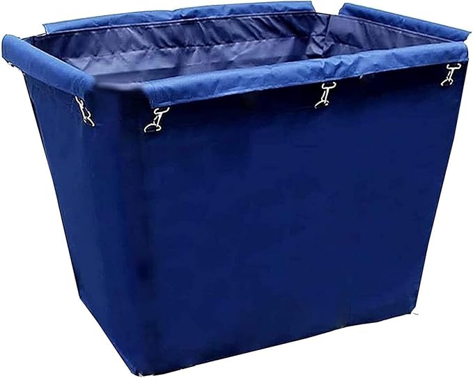 Large Rolling Laundry Cart for Commercial/Home, Replacement Laundry Cart Liner Bag, Removable Waterproof Liner Bag, Large Waterproof Thick Oxford Cloth Bags for Storage Cart(Blue-a)