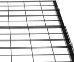 Garage Lifting Storage Rack, 300lbs Adjustable Overhead Garage Storage Rack Heavy-duty 4x4 FT Garages Ceiling Storage Lift Max. Adjustable Height 79in (Matte Black 300Lbs)