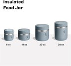 Hydro Flask Food Jar – Insulated Stainless Steel, Snack Travel Container for Hot Food & Soup 28 Oz Oat Tan