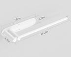 Paper Towel Holder Under Cabinet, 13Inch Self-Adhesive or Wall Paper Towel Holder for Kitchen, Bathroom, RV, White