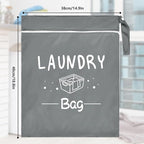 2 Pcs Large Travel Laundry Bag - Waterproof Wet Dry Washable for Dirty Clothes, Bathing Suit, Workout, Gym, Swimming, Yoga (Pink+Grey)