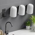 4PCS Mug Hooks Wall-Mounted Mug Holder, Coffee Cups Holder Hanger no Drilling,Toothbrush and Cup Organizer,Storage Hooks for Kitchen, Living Room, Office(Black-1cup)