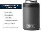 YETI Rambler 12 oz. Colster Can Insulator for Standard Size Cans, Charcoal (NO CAN INSERT)