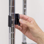 Akro-Mils AWP54UPRIGHT 54-Inch NSF Certified Industrial Grade Chrome Wire Shelf System Upright Leg Post Poles, (4 Pack)