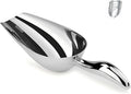 12 Oz 304 Stainless Steel Ice Scoop for Freezer & Ice Machine – Heavy Duty Metal Scooper, Dishwasher Safe, Multi-Purpose for Kitchen, Bar, Party, Wedding (Ice, Flour, Dry Goods)