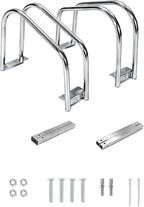 Bike Floor Stand, Freestanding Bike Parking Rack for Garage, Heavy Duty Bicycle Storage Organizer Fit 22-28" Wheels & 2.2" Tire Width,Indoor Outdoor Bike Storage Stand for Home, Apartment, Bike Shop