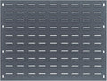 Quantum Storage Systems, QLP-2721, Louvered Panel, 27-3/4" X 1/4" X 21",Gray
