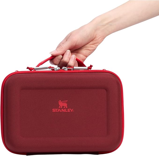 STANLEY All Day Mini Lunch Box | 4.2-quart | EVA Insulated Lunch Bag | Crush Resistant | Adjustable Strap | BPA-Free | Cranberry