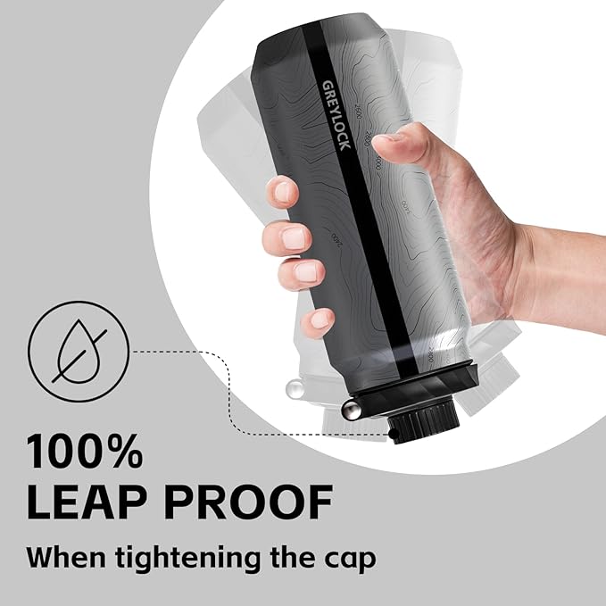 Greylock 20 oz Insulated Water Bottle with Straw Lid, Reusable Stainless Steel Sports Water Bottles with Foldable Handle, Leak Proof, Double-Wall Vacuum Insulation, 24 Hours Cold (Mapmaker's Muse)