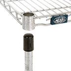 Nexel Commerical Wire Shelf Platform Dunnage Storage Rack, 24" x 36" x 14", Chrome