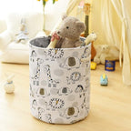 INough Baby Hamper Kids Laundry Basket Nursery Hamper Stuff animal Organizer,Toy Baskets Corner Stuffed Animal Storage Basket Kids Storage Basket Safari Nursery Decor Clothes Hamper for Boys, Giraffe