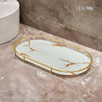 Gold Storage Rack, Bathroom Table Shelf, Perfume Tray, Beautiful Appearance, Super Capacity, Complete Your Daily Storage (QS-20-1) (QS-20)
