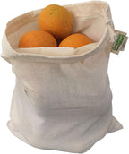 Potato Storage Bags for Pantry - Organic Cotton Potato Sacks - Washable Potato Keeper & Potato Holder with Drawstring - Root Vegetable Storage Sacks for Onion, Potato, Garlic (3 X Large - 14"x18")