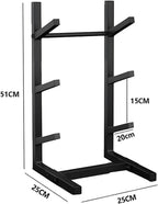Heavy-Duty Metal Snowboard & Ski Storage Rack | Freestanding Display for Skateboards & Scooters | Durable Organizer for Home, Garage, and Outdoor Gear