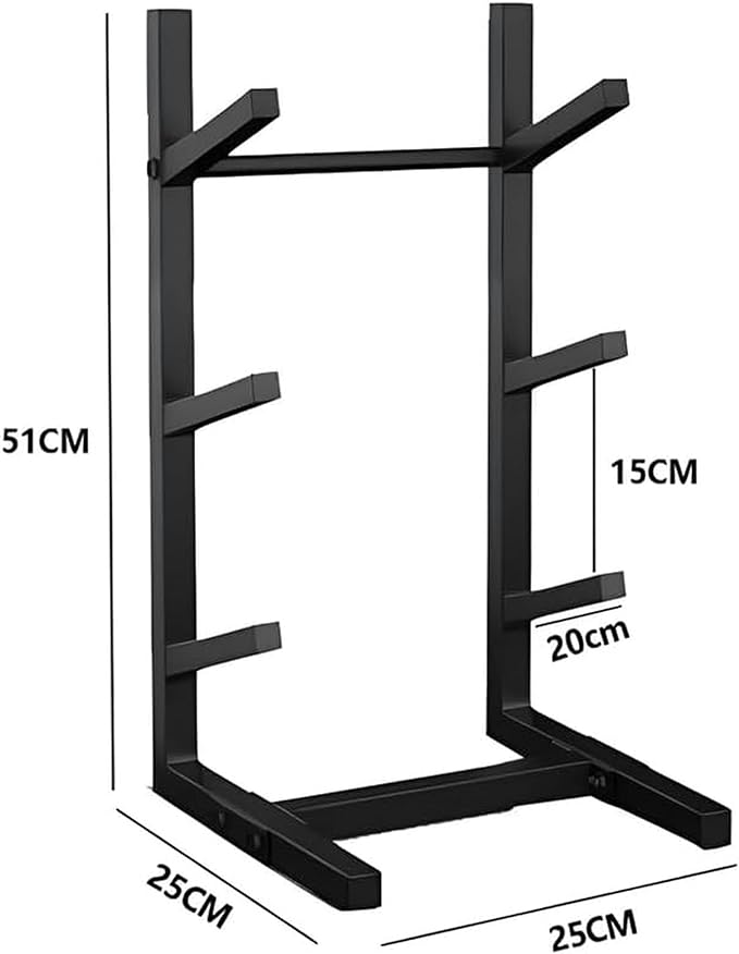 Heavy-Duty Metal Snowboard & Ski Storage Rack | Freestanding Display for Skateboards & Scooters | Durable Organizer for Home, Garage, and Outdoor Gear