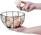 Kitchen Storage Metal Wire Egg Basket Farm Chicken Cover Egg Holder/Organizer Case/Container