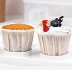 FEOOWV 3 Tier Cupcake Carrier with Lid,Holds 36 Cupcakes or 3 Large Cakes Food Transporter Container with 3 Tier Stackable Layer Insert
