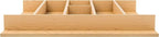 Rev-A-Shelf Natural Maple Right Size Utensil Insert Home Storage Kitchen Organizer 7 Compartment Drawer Accessory, 19-1/4" x 19-1/2", 4WUT-24SH-1