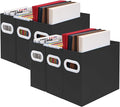 Hanging File Organizer, Cardboard File Folder Organizer for Letter Size, Desk Documents Storage Box, Portable File Folder Holder Boxes for Office, Home, School, Only Box.(6 Packs)