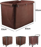 Laundry basket liner, Laundry cart liner bag,400L Rectangle Removable Liner Bag For Rolling Basket,Detachable Storage Bags For Trolley, For, Hotel, Cleaning Car(B)