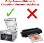 UltraSource - Chamber Machine Pouches 3 Mil Thickness, 16" x 20", Pack of 500 Vacuum Chamber Pouches, BPA-Free Pre-Cut Chamber Vacuum Sealer Bags with tear notch