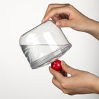 87oz Clear Candy Jar with Lid for Office Desk, Plastic Cookie Storage Jar for Kitchen Counter,2600ml