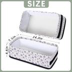 Floral Pattern Foldable Small Bathroom Baskets for Toilet,Foldable Toilet Paper Tank Basket Organizer for Towels Storage Decorative Open Storage Bins for Home,Closet,Containers,Cabinet