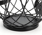 ZEAYEA Coffee Pod Holder, Coffee Capsule Basket for Counter Table Bar, Metal Espresso Pod Keeper Storage for Home Cafe Hotel, Black