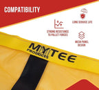 Mytee Products 2 Pack 2"x98.5" Pallet Rack Safety Nets for 8 ft Pallet Bays - 2400 lbs Breaking Strength Rack Safety Netting for Holding Pallets in Place - Warehouse Storage Shelving Accessories