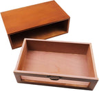 Wood Desk Organizer with File Organizer Office Home Toiletries Supplies Vanity with Drawers Vintage Metal Drawer Pulls Office