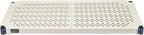 Quantum Storage Systems RP2472E Plastic Open Grid Shelf, Kitchen Wall Mount Shelf Commercial Bar w/Backsplash Appliance Equipment (Restaurant, Bar, Home, Kitchen, Laundry, Garage and Utility Room)