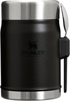 STANLEY Classic Food Jar and Spork | Vacuum Insulated Food Container | Wide Mouth Screw On Lid | Packable for Travel | Stainless Steel with Leakproof Lid | BPA-Free