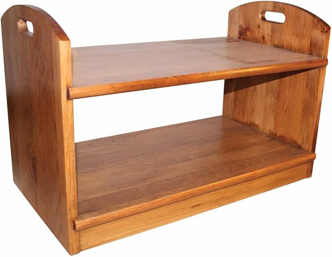Printer Stand Rolling Honey Pine Stand 18" h X 26.5" w | Renovator's Supply